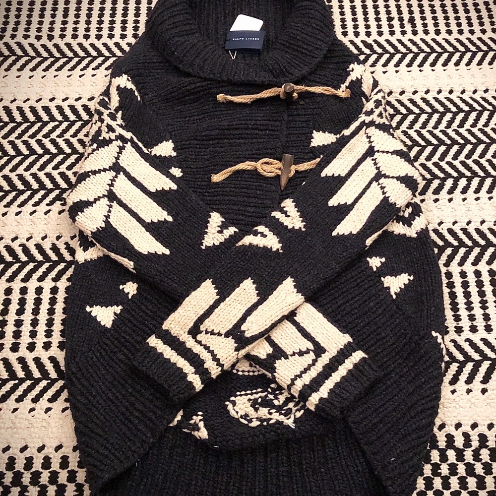 Rare RALPH LAUREN Hand knit sweater